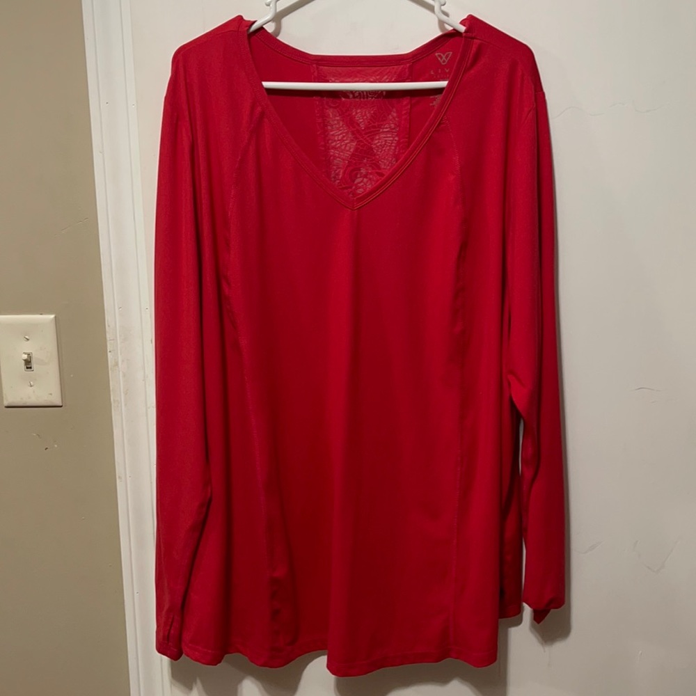 Lace back Tee
